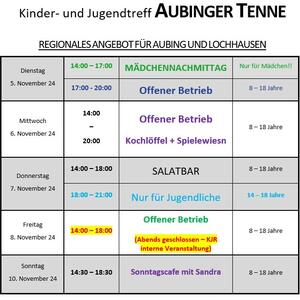 News #175 - Wochenprogramm 5.11. - 10.11. (KW 45) - Image